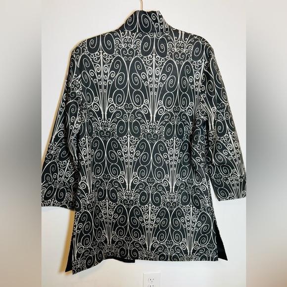 Metropolitan Museum of Art Knee Length Scrollwork Evening Jacket Size L - Picture 6 of 8